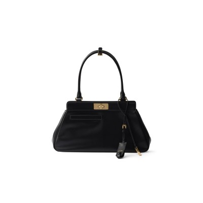 PRADA MEDIUM LEATHER TOP HANDLE BAG 1BG569 (38*21*8cm) 